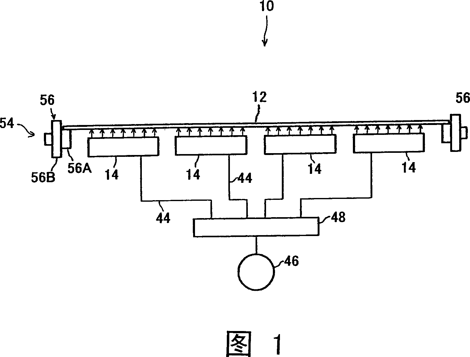 Air table for conveying sheet material and conveyer with the same