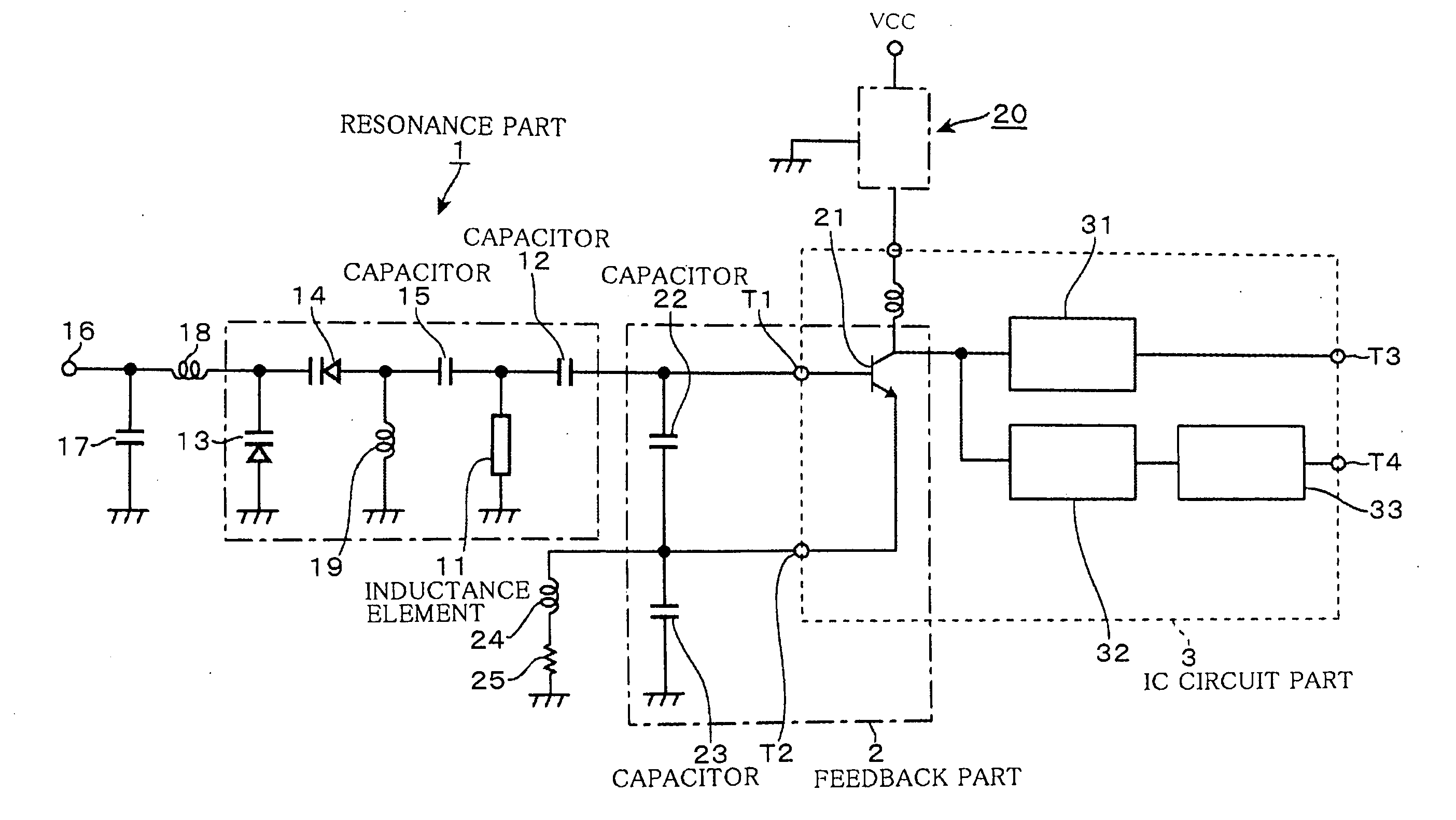 Voltage controlled oscillator and electronic component