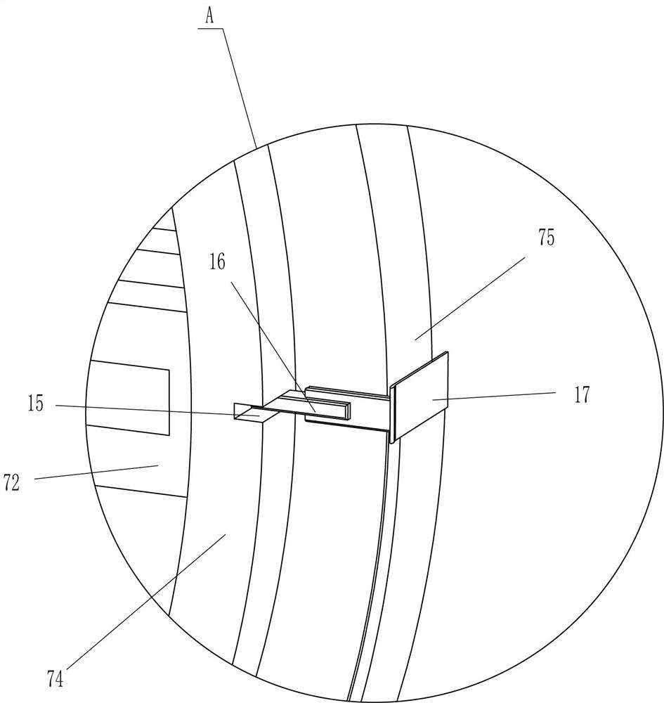 Straw plaited winding device