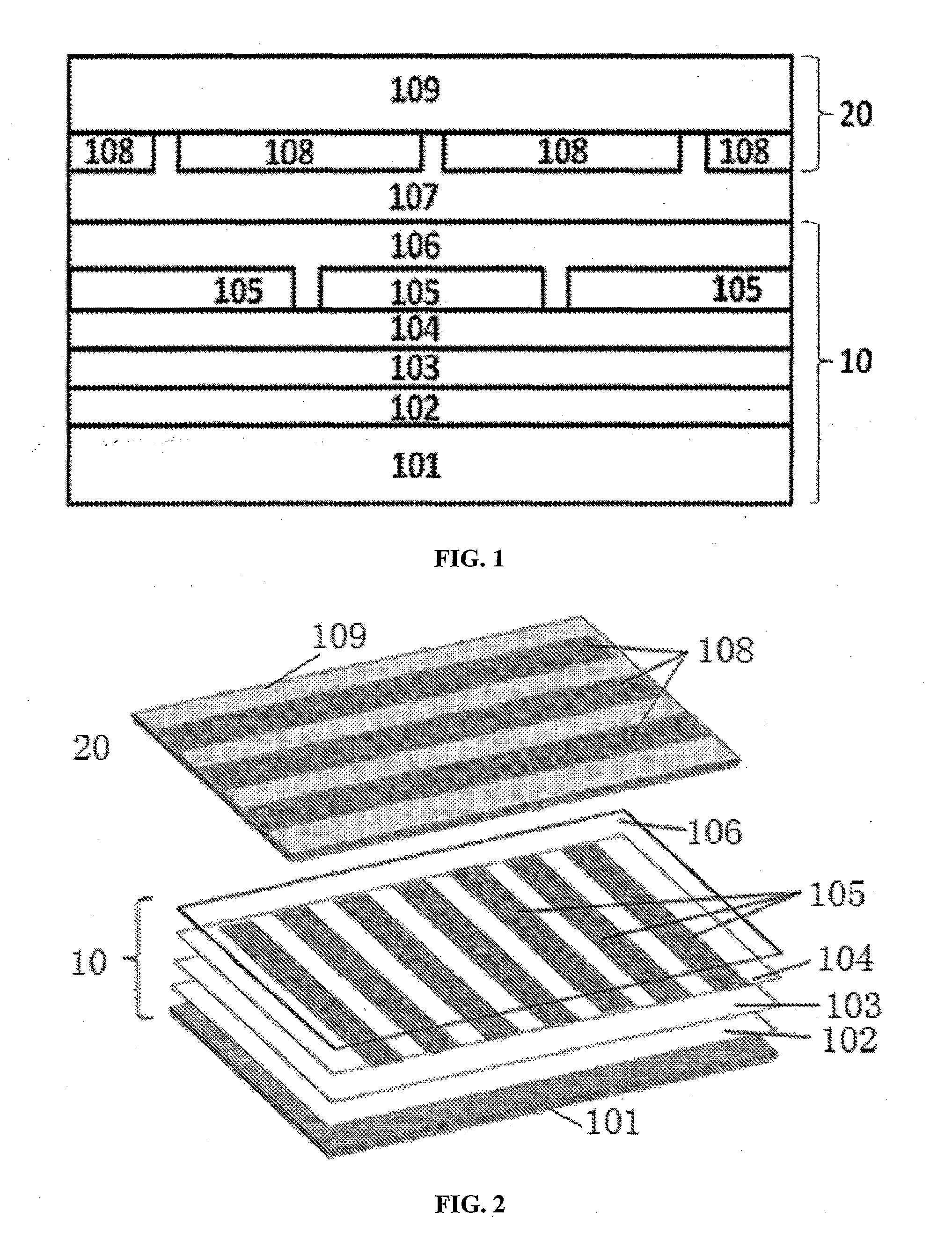 Touch control structure of an amoled display screen