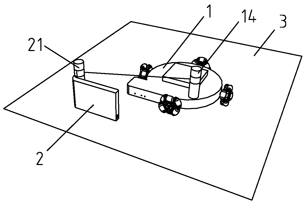 Control method of self-moving desktop printing equipment and self-moving desktop printing equipment