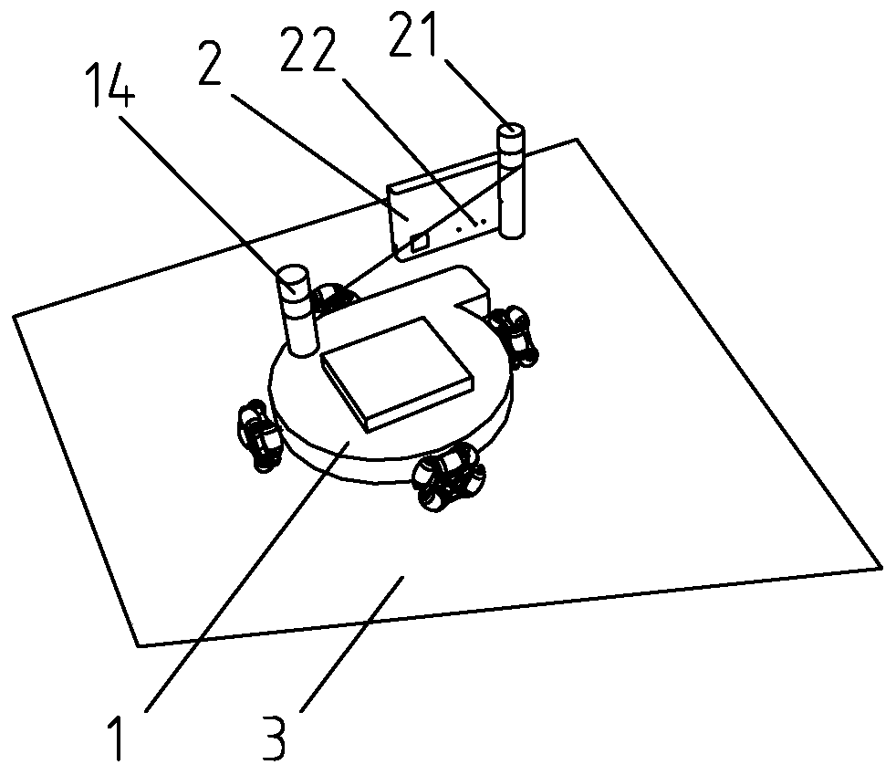 Control method of self-moving desktop printing equipment and self-moving desktop printing equipment