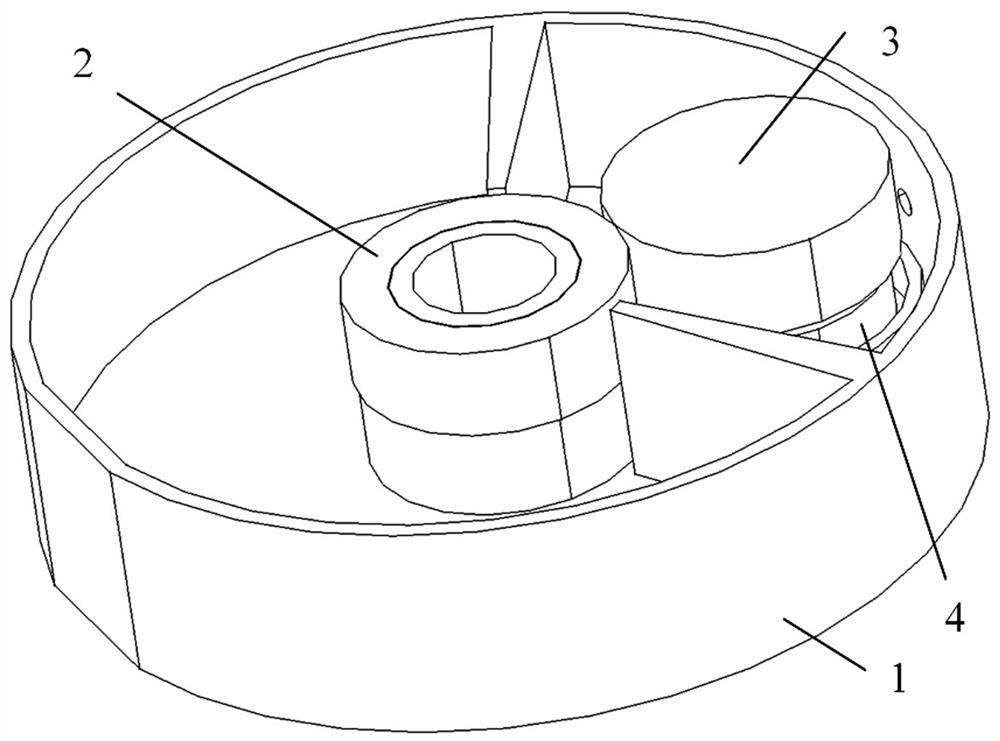 Magnetic rotary pendulum collision type electromagnetic vibration energy capturing device