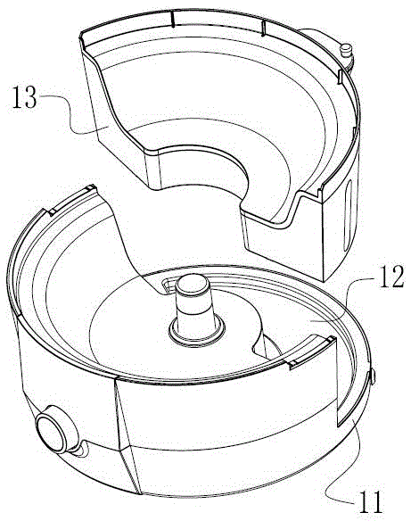 Steam hot-pot base with detachable water tank