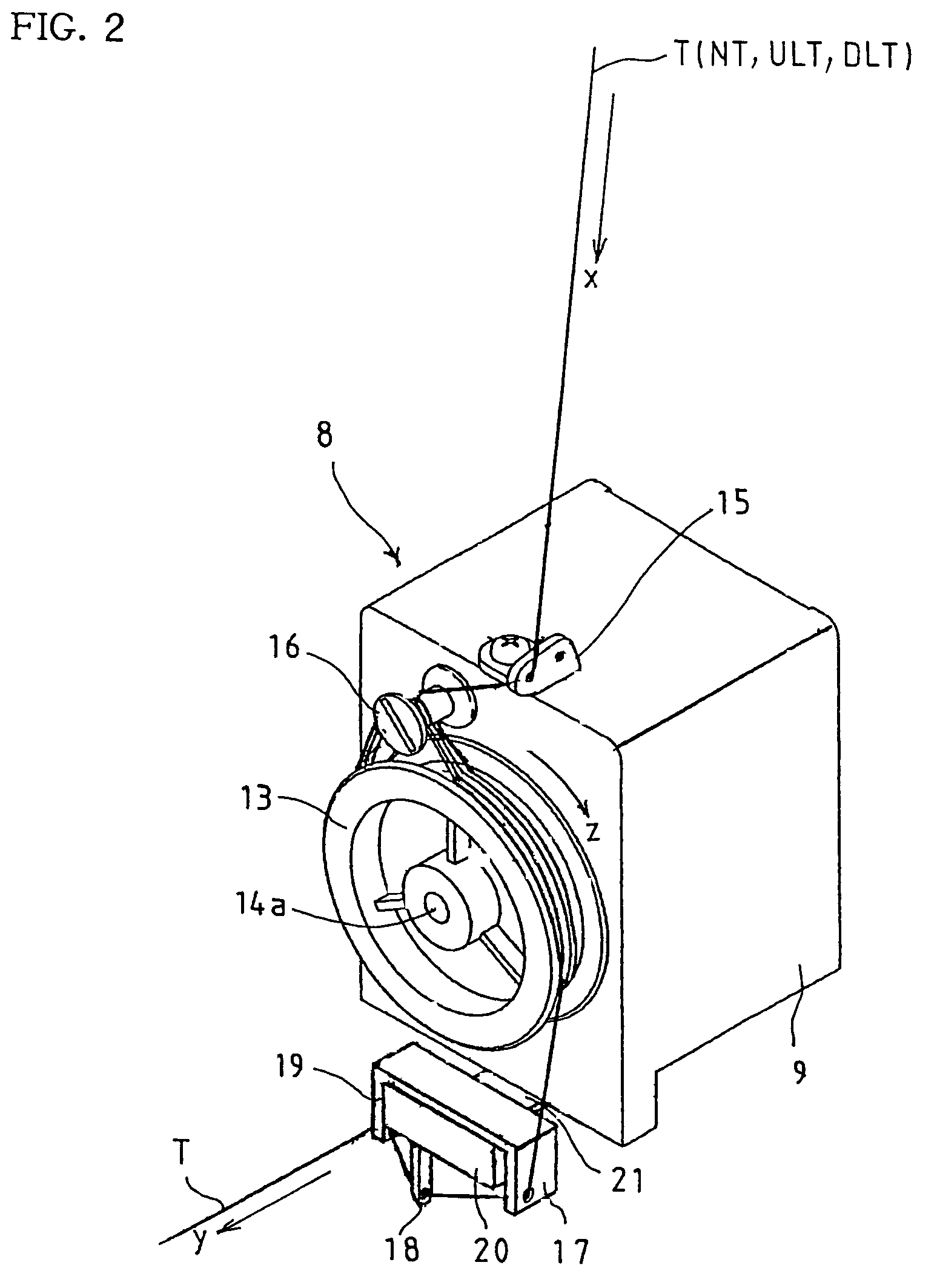 Thread supplying device of sewing machine