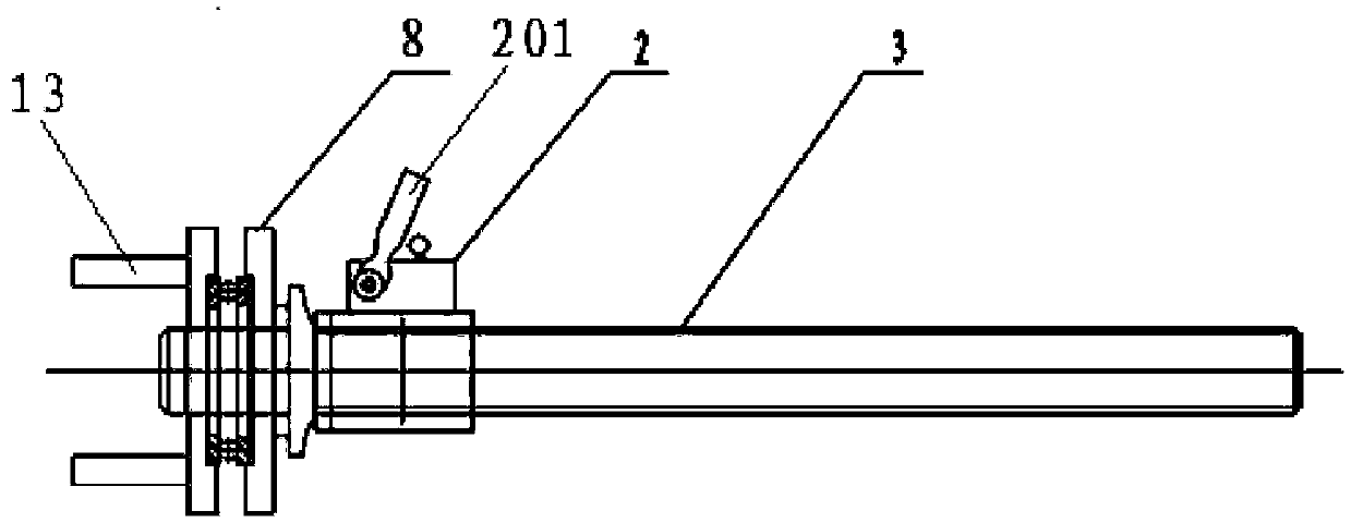 Lifting support device for binding ring part of high-voltage-grade device body