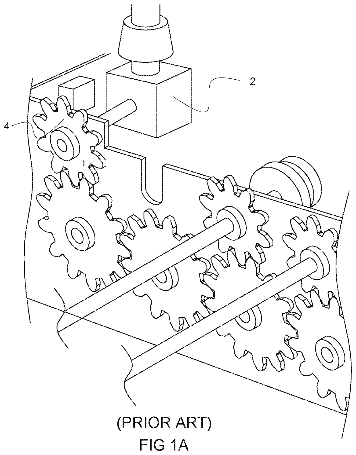 Skewer rotation system for a rotisserie grill