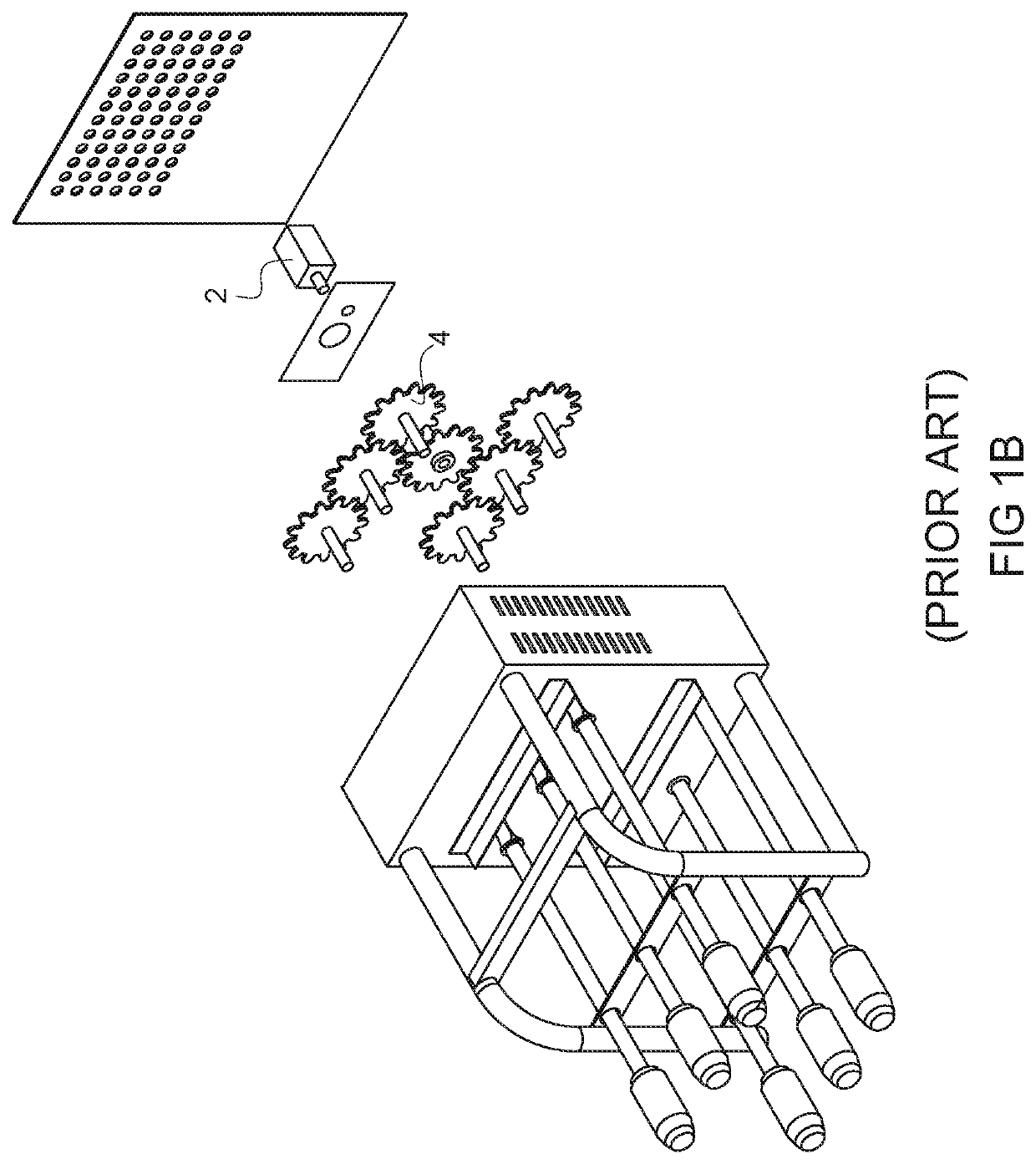 Skewer rotation system for a rotisserie grill