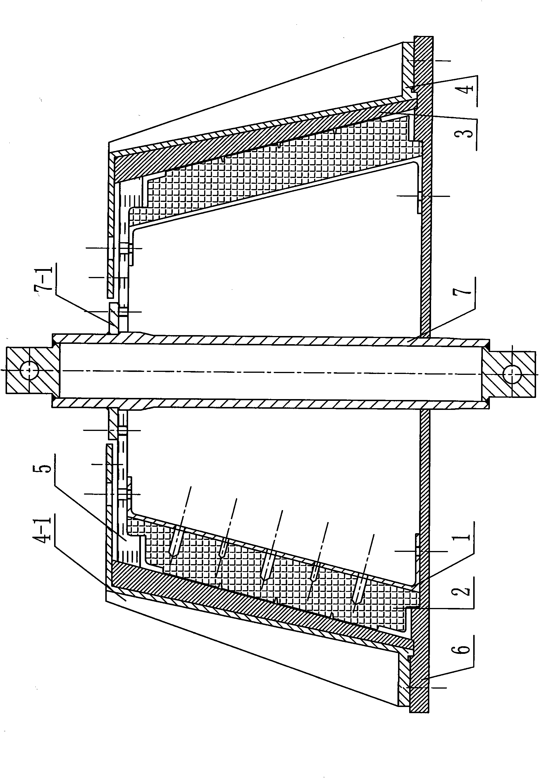 Preparation mould of carbon fiber composite material casing of airplane and aircraft and forming method thereof