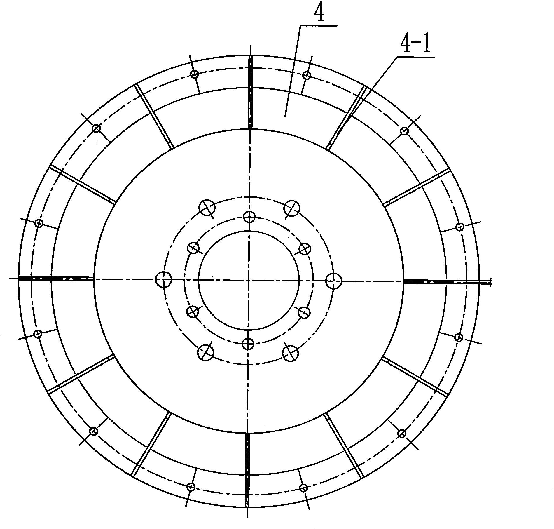Preparation mould of carbon fiber composite material casing of airplane and aircraft and forming method thereof