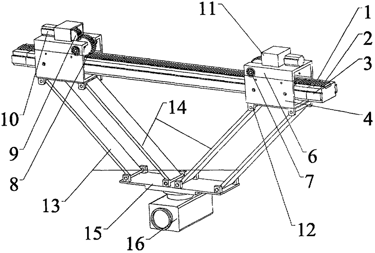 A differential full-plane mobile truss
