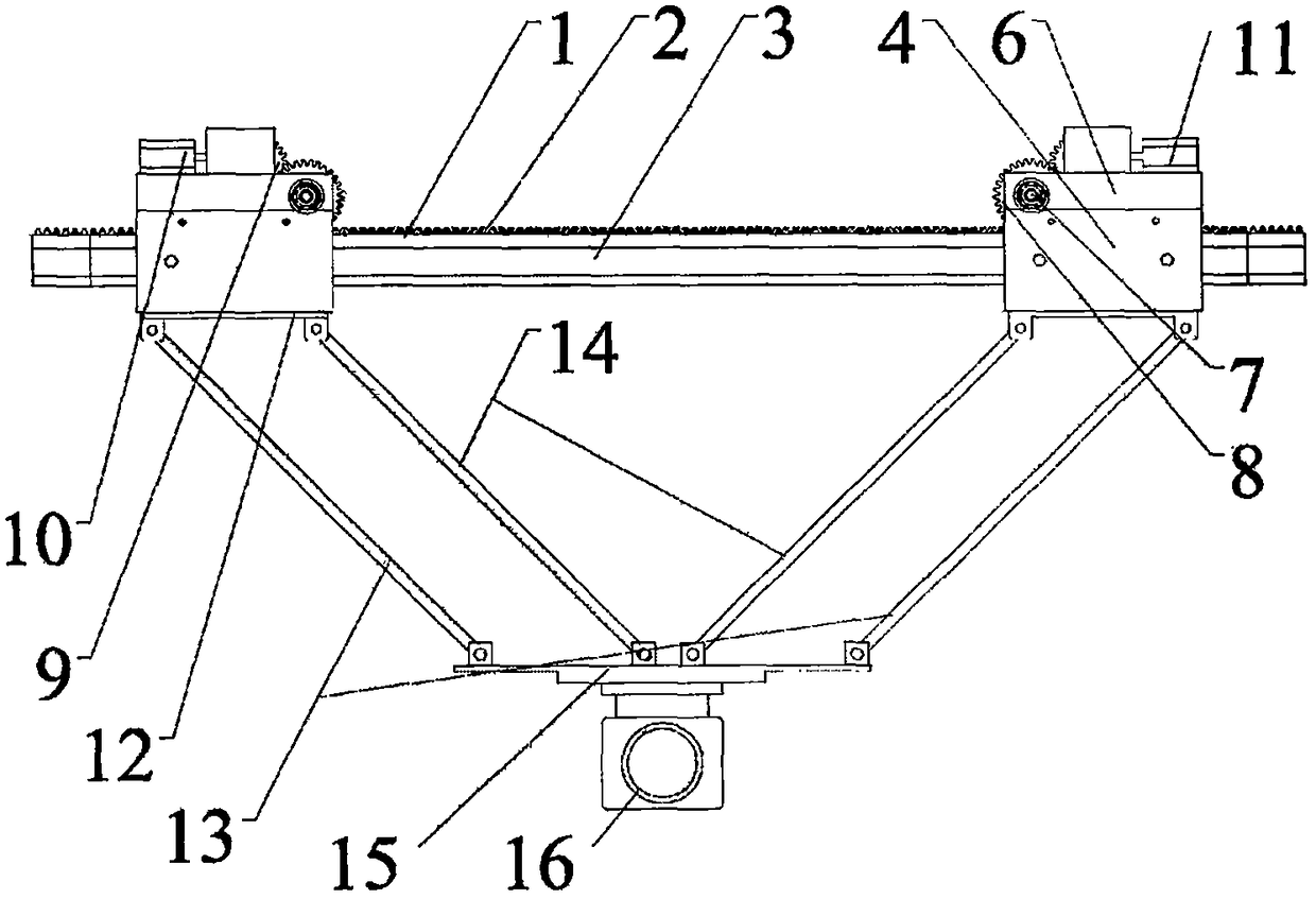 A differential full-plane mobile truss