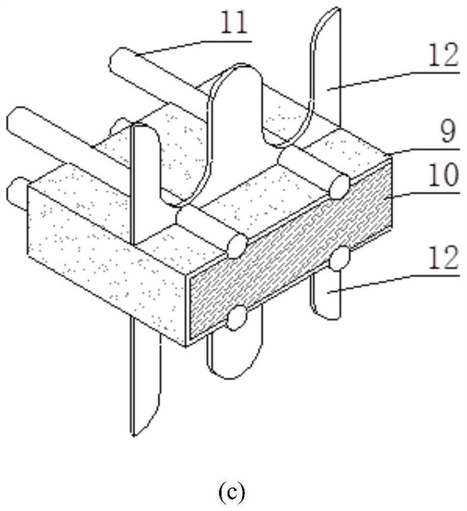 A solar double-sided thermal storage coil heating bed