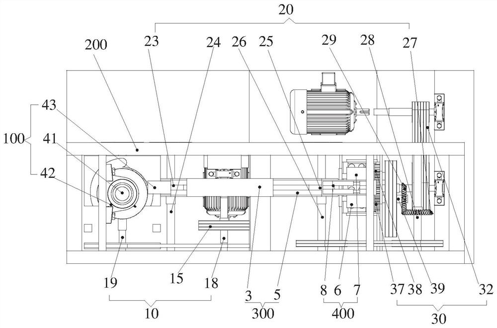 A water chestnut directional distributing device and a water chestnut shelling device