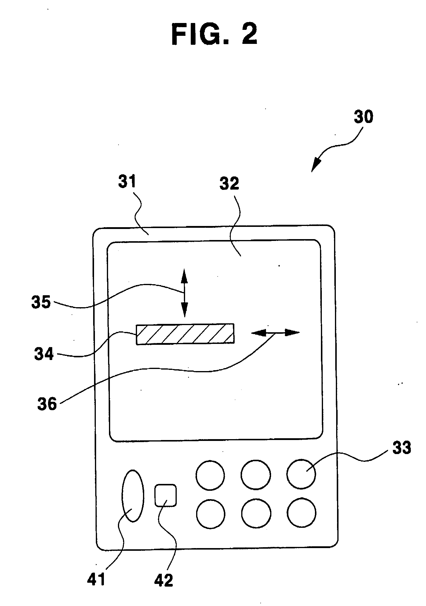 Wheel input device and method for four-way key stroke in portable terminal