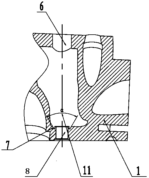 Installation structure of air cylinder drain valve of engine