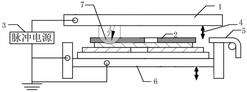 Laminated solid electric spark fusion forming method