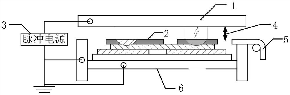 Laminated solid electric spark fusion forming method