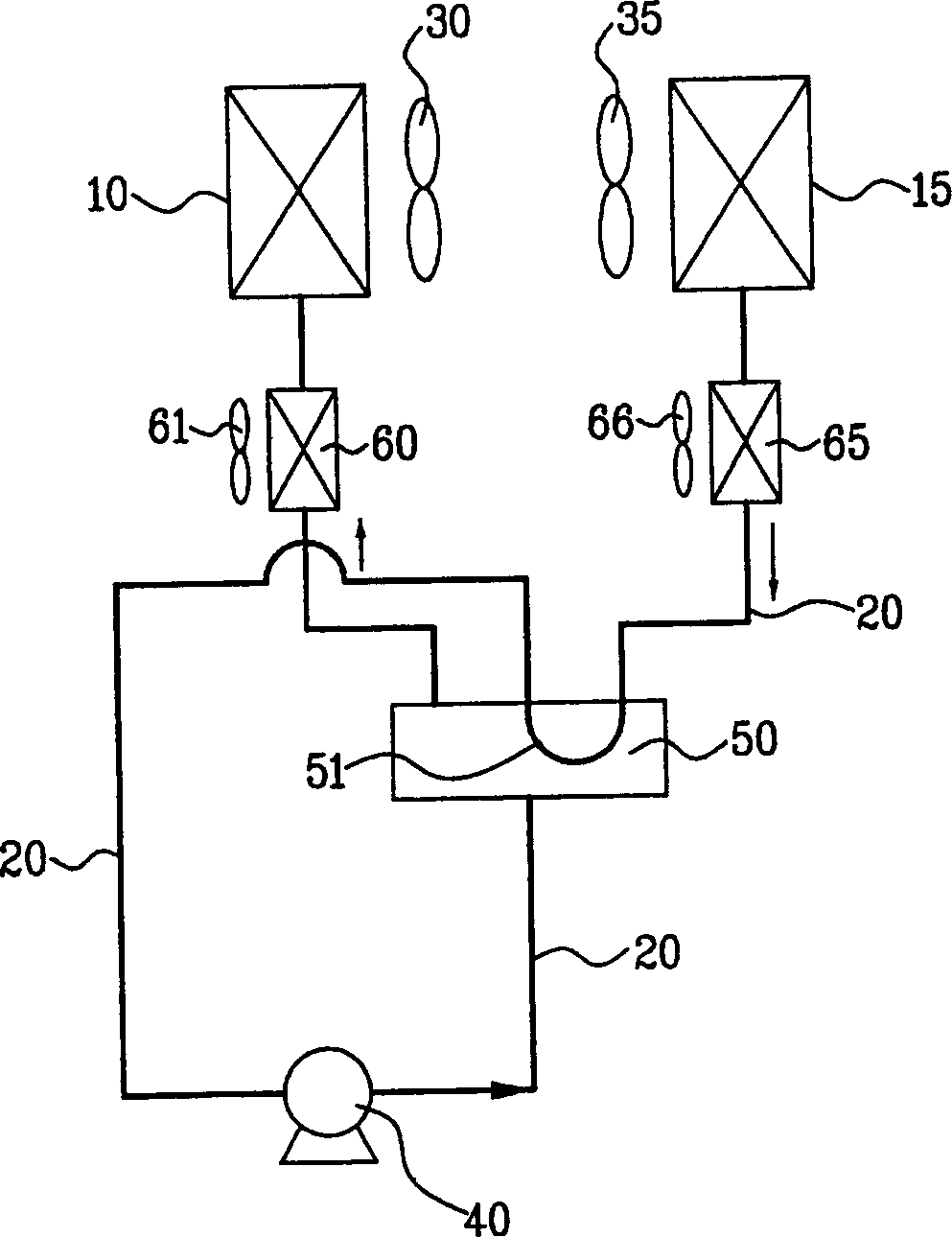 Refrigerating and heating device with hydrogen storage alloy