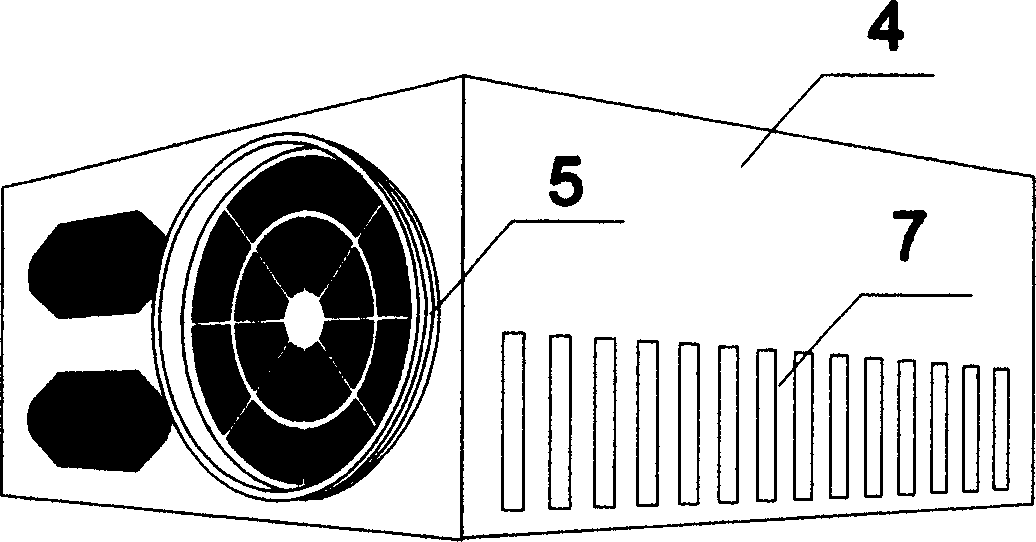 Computer air filter power source