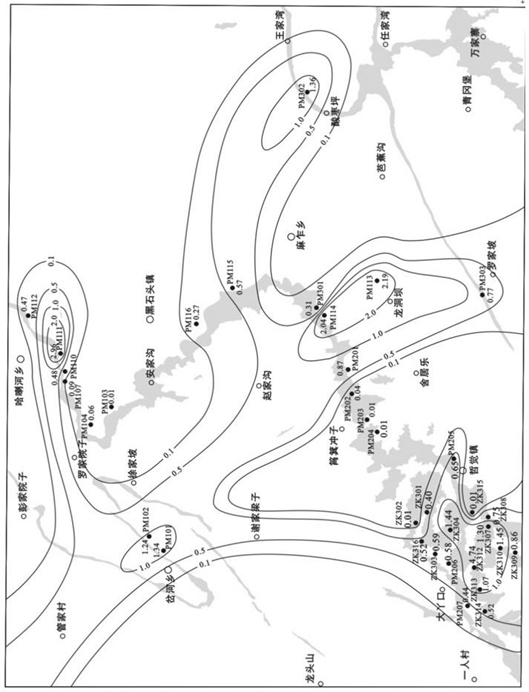 A rare earth prospecting method based on large-scale profile sedimentary microfacies analysis