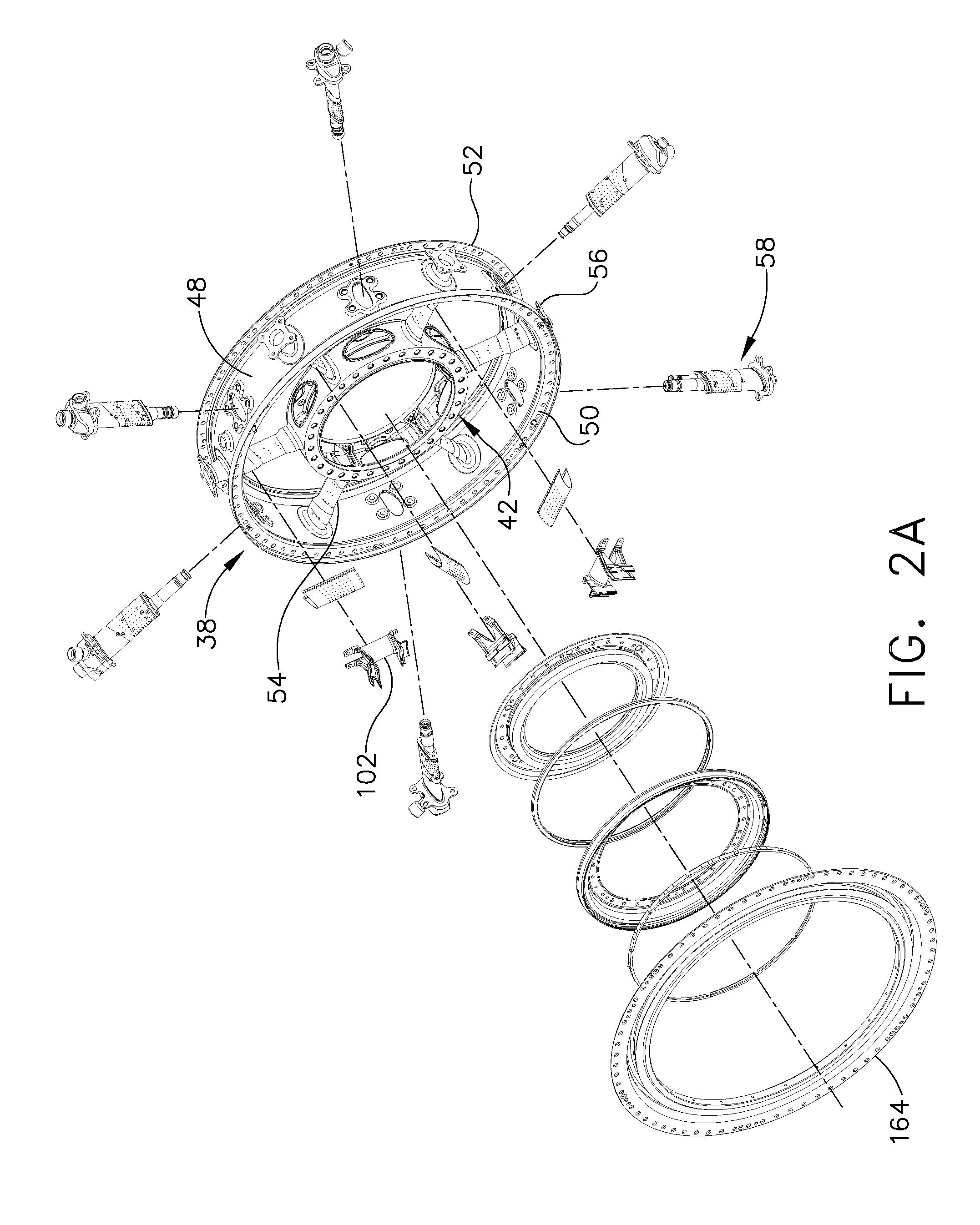 Split fairing for a gas turbine engine