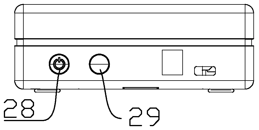 Automatic identification card reading device