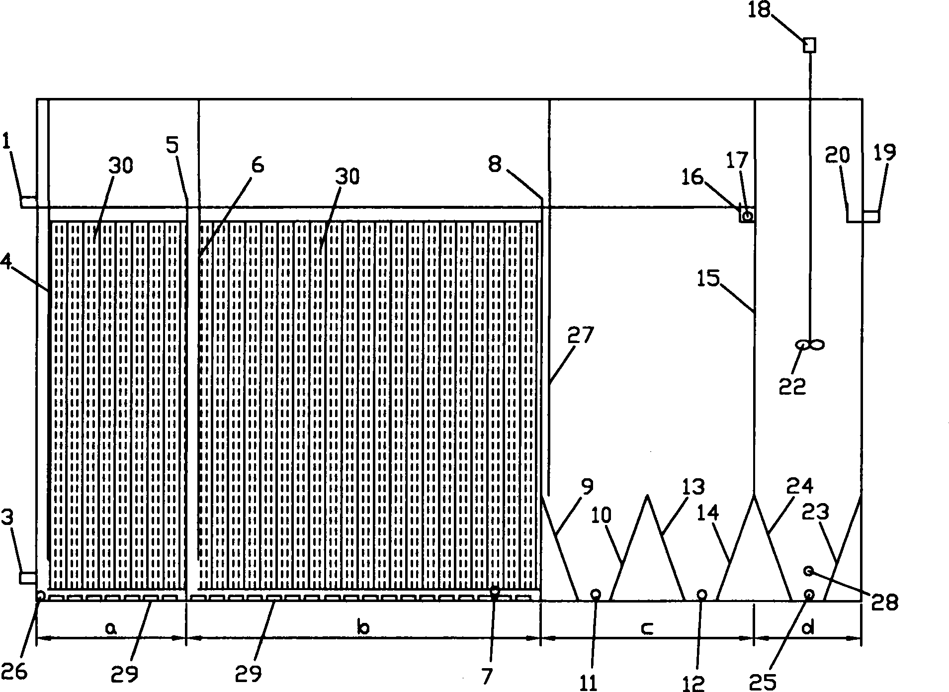 Composite biological film activated sludge denitrification dephosphorization denitrification method and reactor thereof