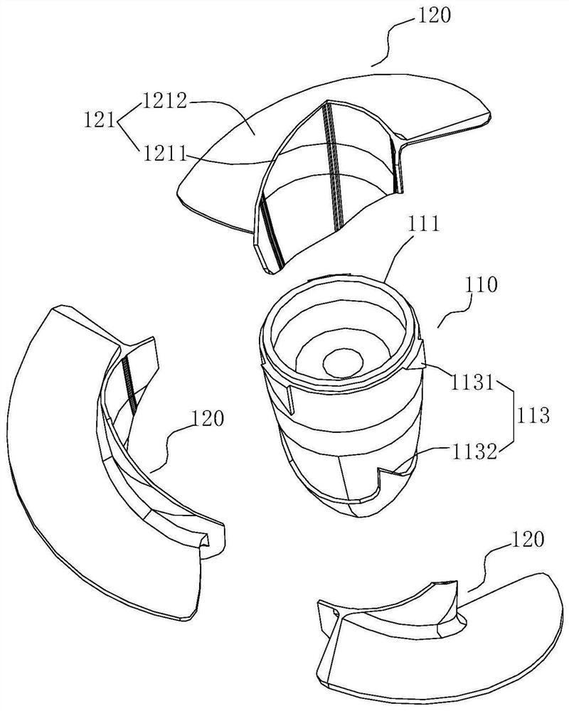 Manufacturing method and product of a split composite propeller