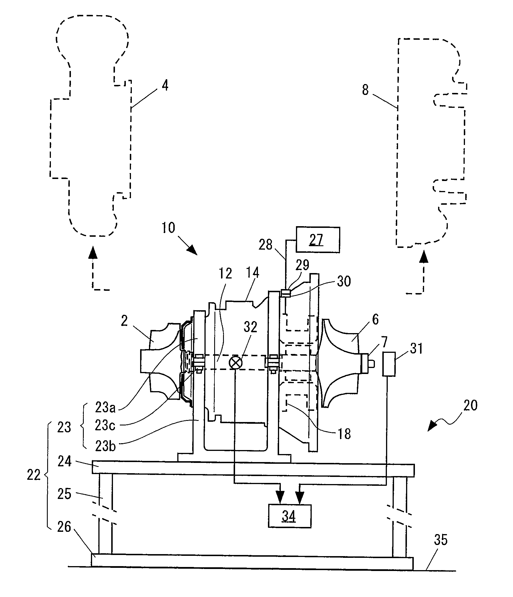 Method and apparatus for balancing an electrically assisted turbocharger rotor