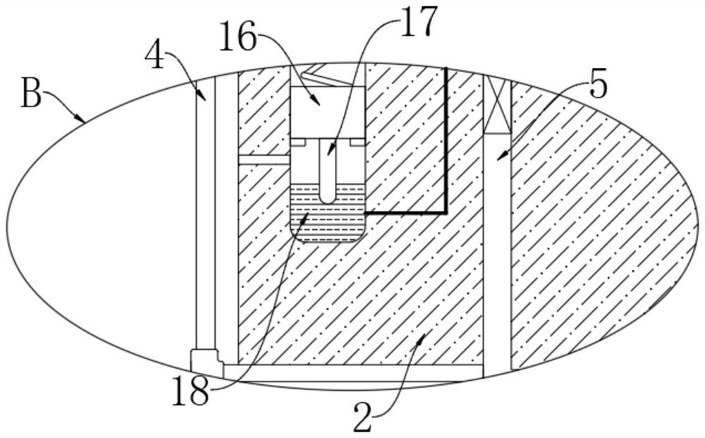 Ventilation type planting system for two sides of urban overhead