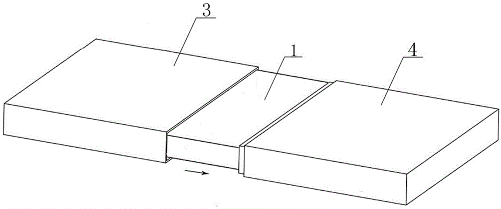 Material-saving type modular plastic formwork and construction method thereof