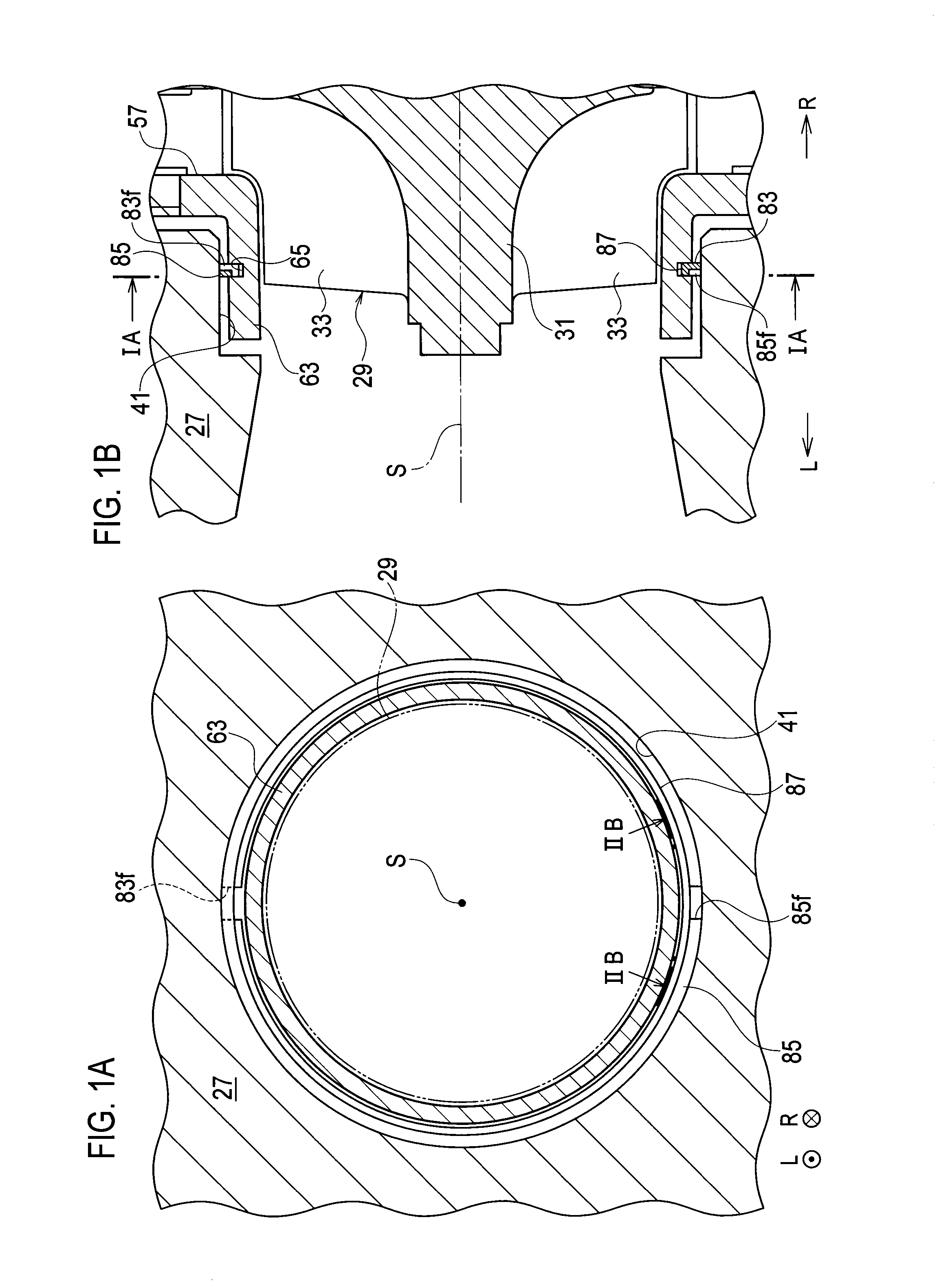 Variable nozzle unit and variable-geometry turbocharger