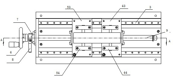 Bending test device and using method