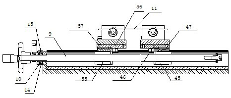 Bending test device and using method
