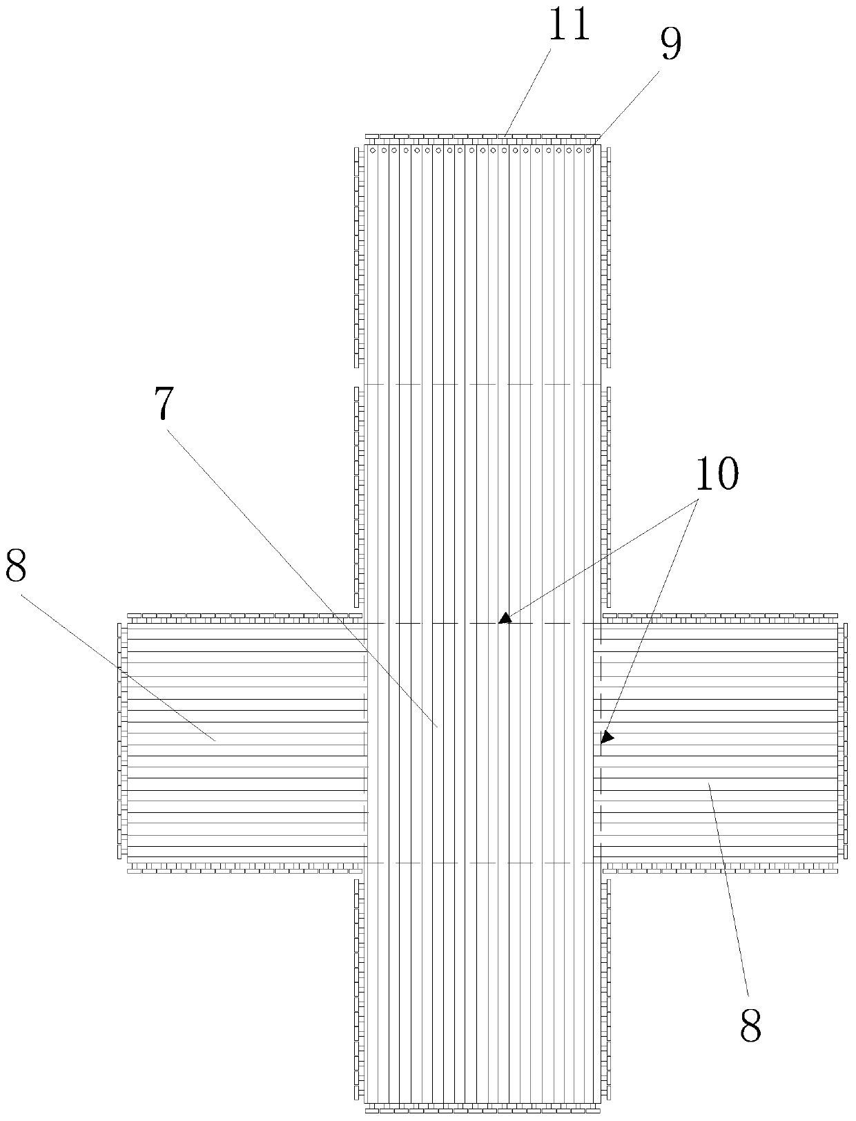 A pneumatic recyclable express packaging box and its inflation and deflation device