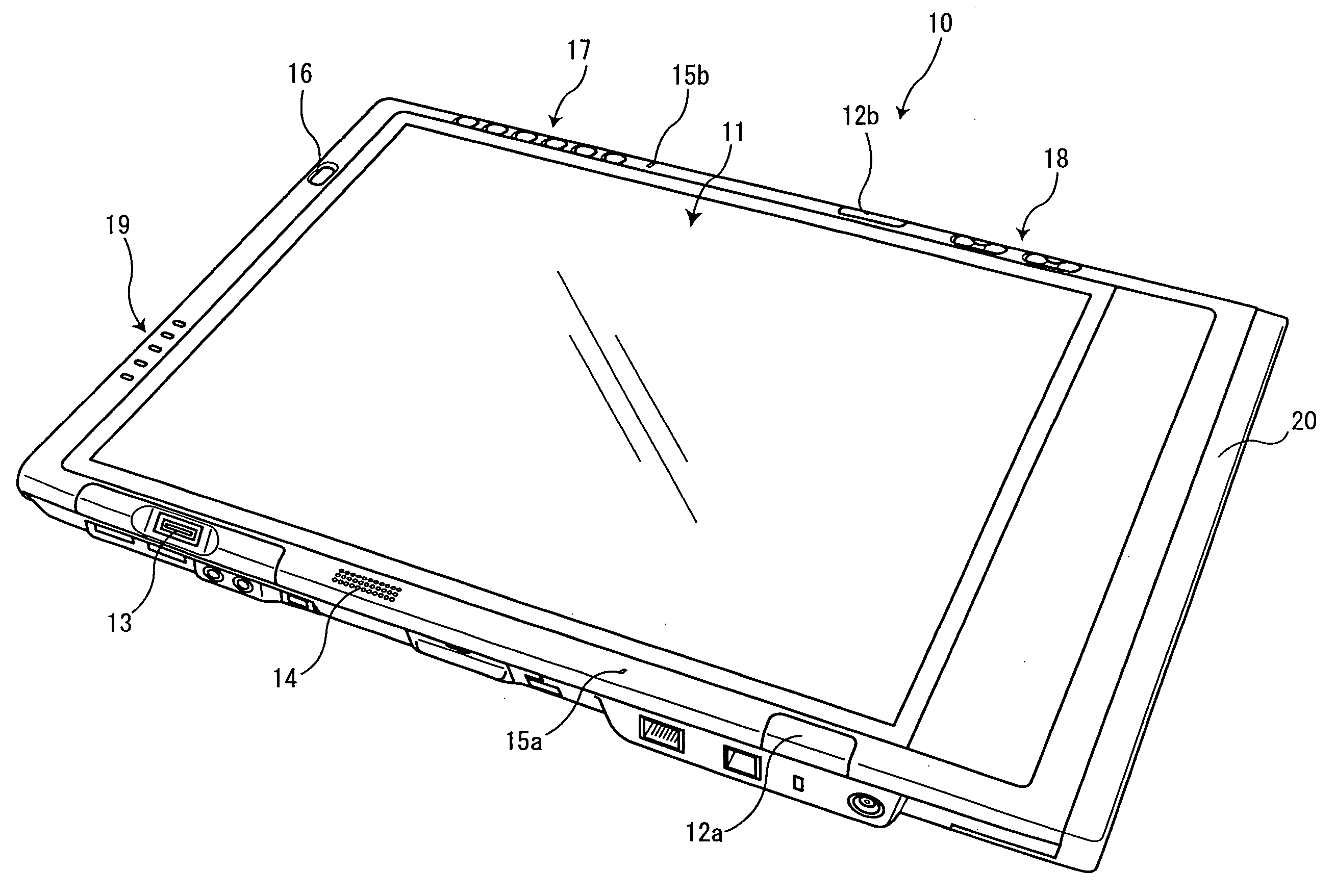 Electronic device and metal plate member