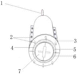 An anti-explosion and anti-shock protection system for cable-beam anchorage area and its manufacturing method