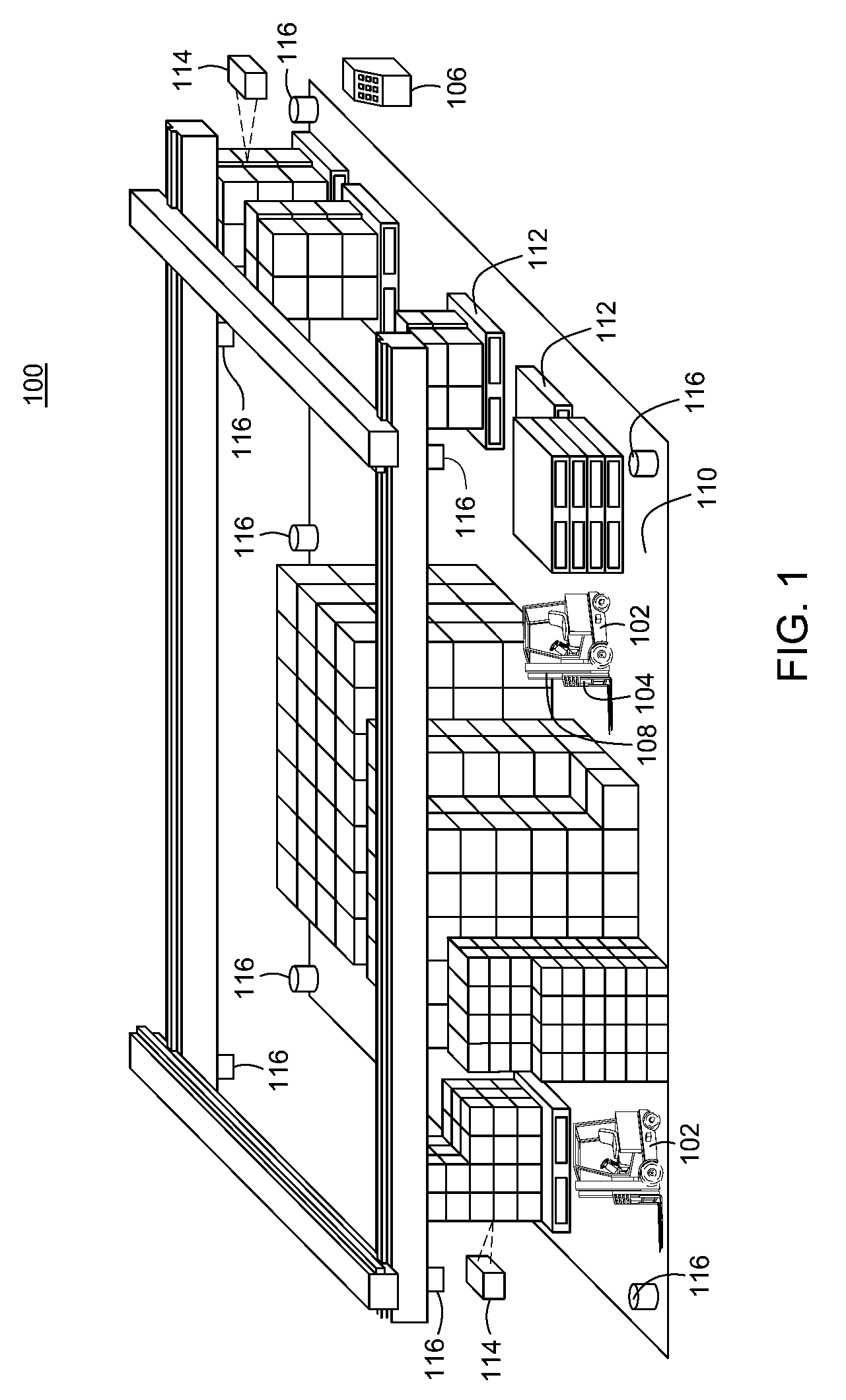 Method and apparatus for sharing map data associated with automated industrial vehicles