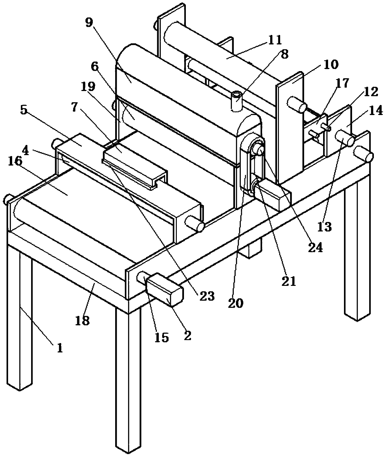 Laminating machine for color box production