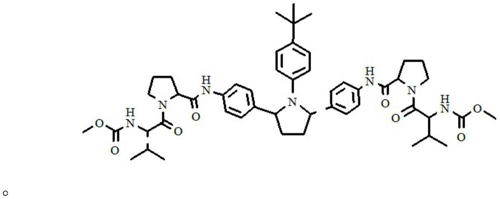 A kind of preparation method of crude drug olbitasvir