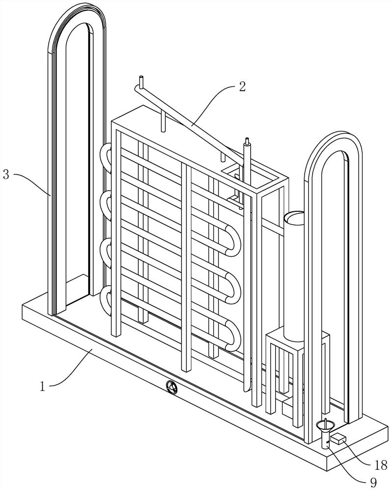 Seawater pond recirculating aquaculture system based on mud flat shellfish