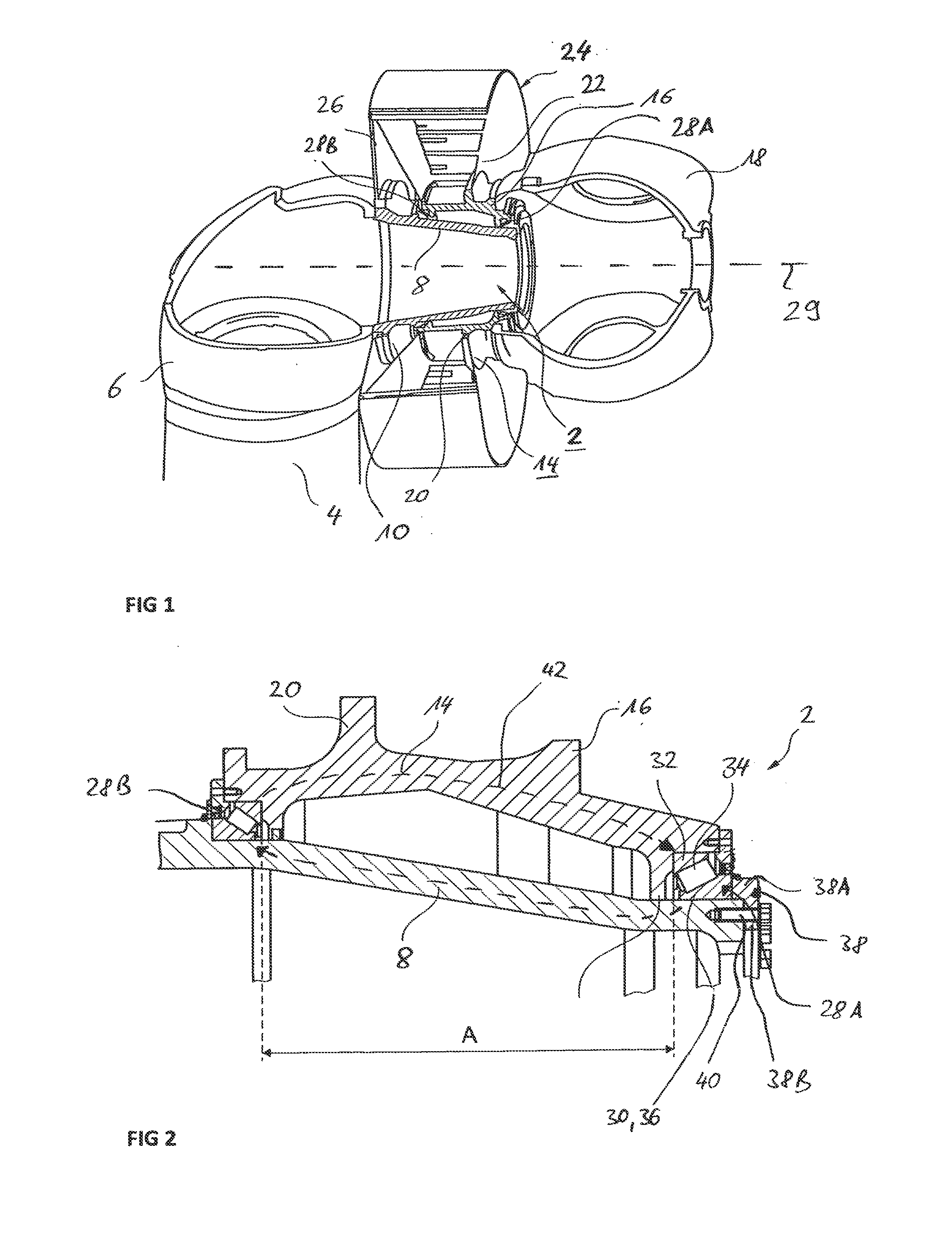 Bearing arrangement of a wind turbine and method for adjusting the preload of a bearing arrangement