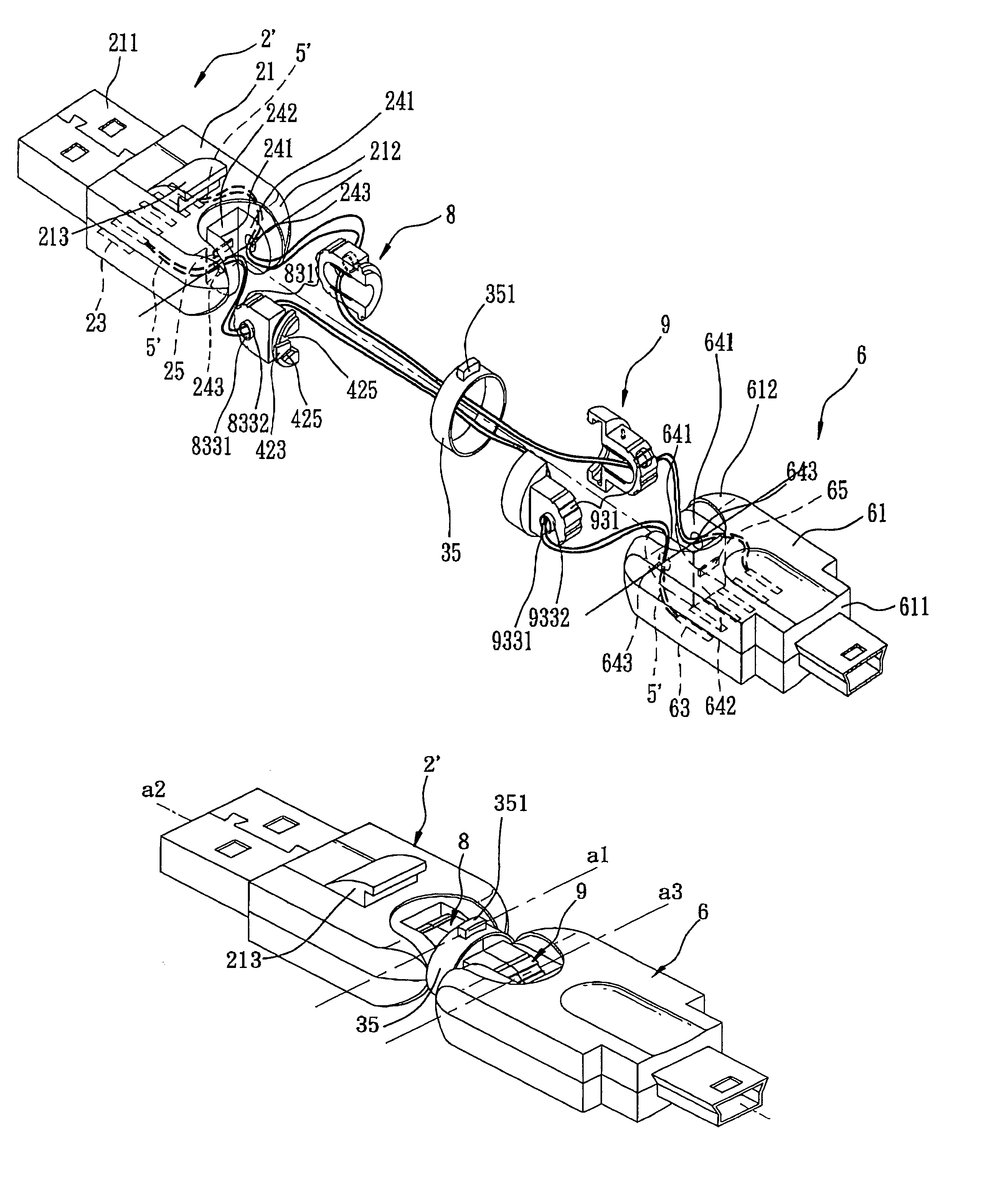 Electronic device having a pivotable electrical connector, and electrical connector assembly