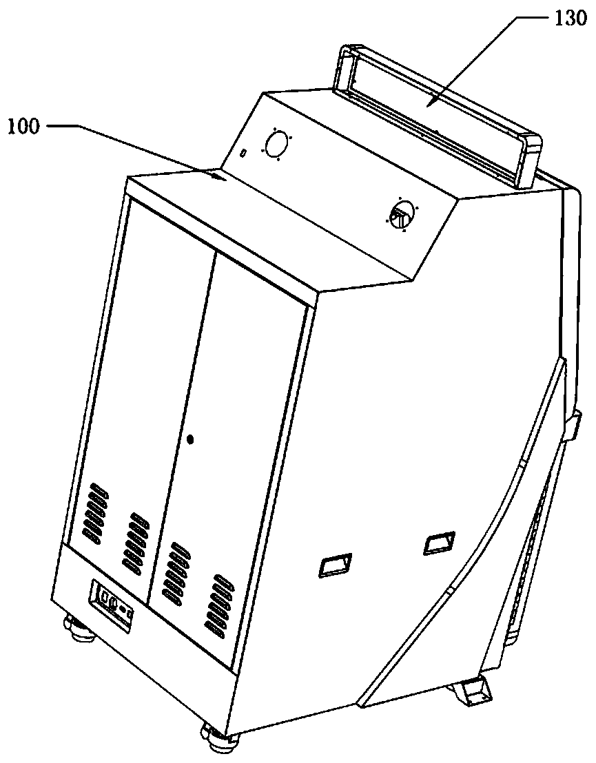 Dispensing module and driving license self-service dispenser thereof