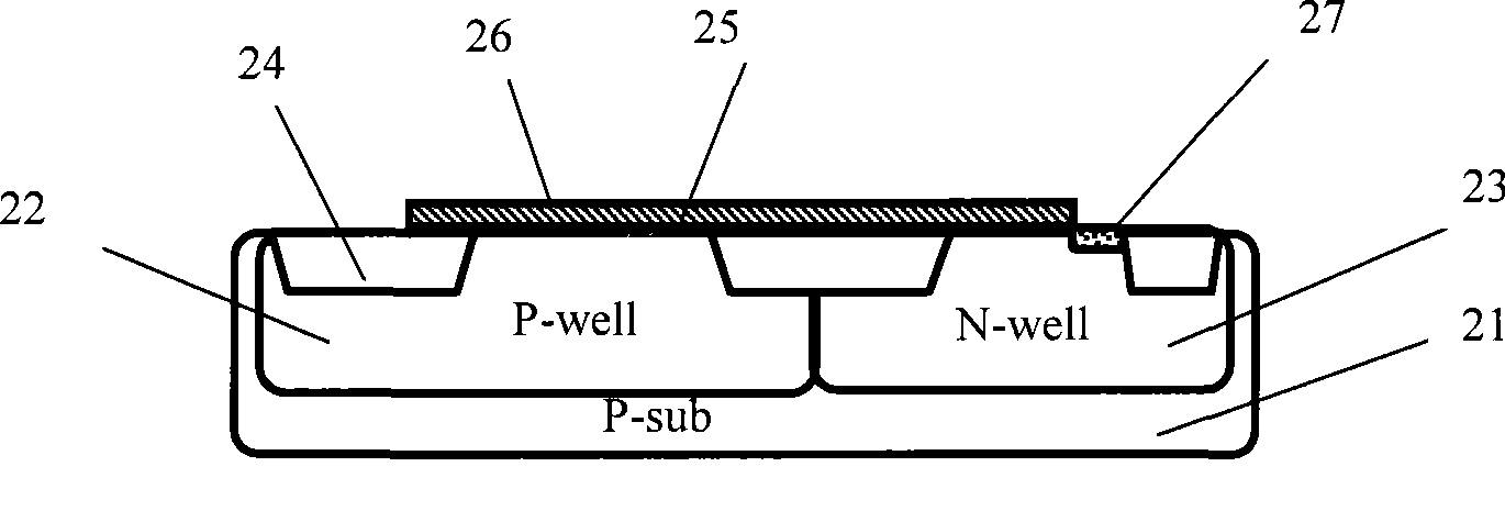 Method for producing single-layer polysilicon gate non-volatile memory