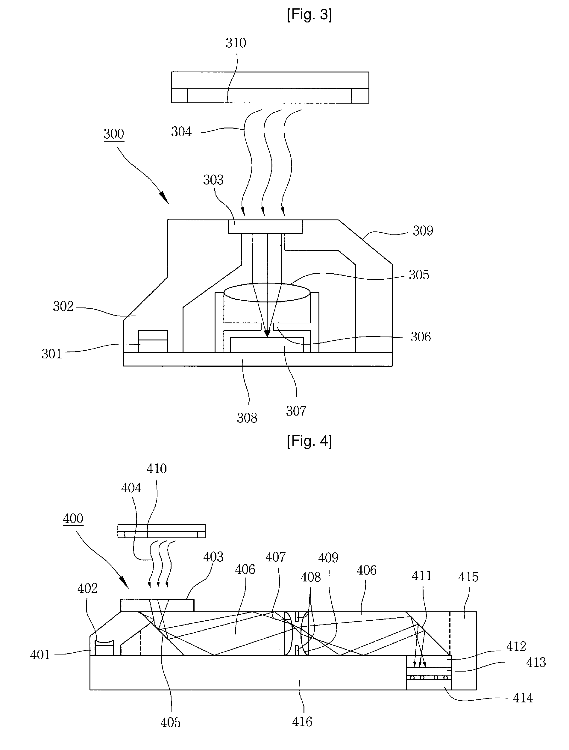 Ultra Thin Optical Pointing Device and Personal Portable Device Having the Same