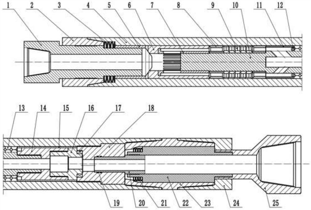 An anti-jamming drilling speed-increasing tool