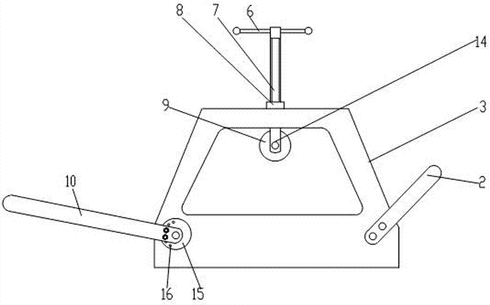 Cable straightening pulley bracket