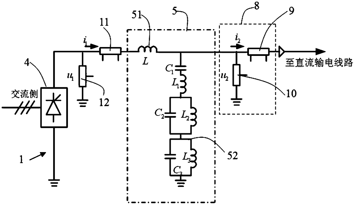 Longitudinal connecting protection method for identifying inner and outer faults of hybrid double-end DC power transmission line area